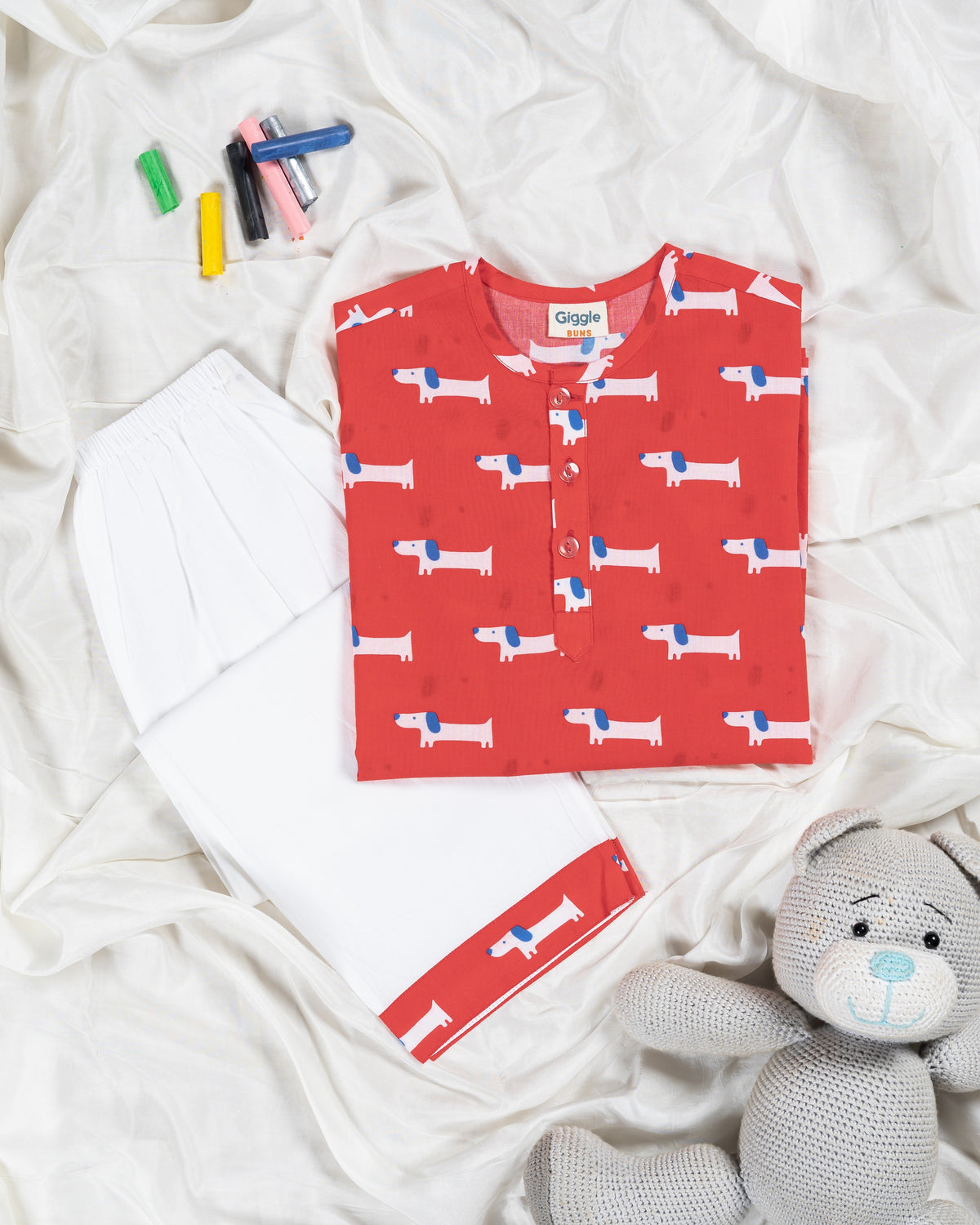 Cute Dachshunds Print