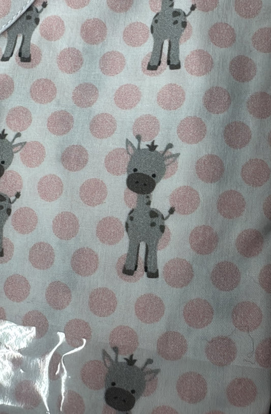 Polka Dotted Giraffe Pink