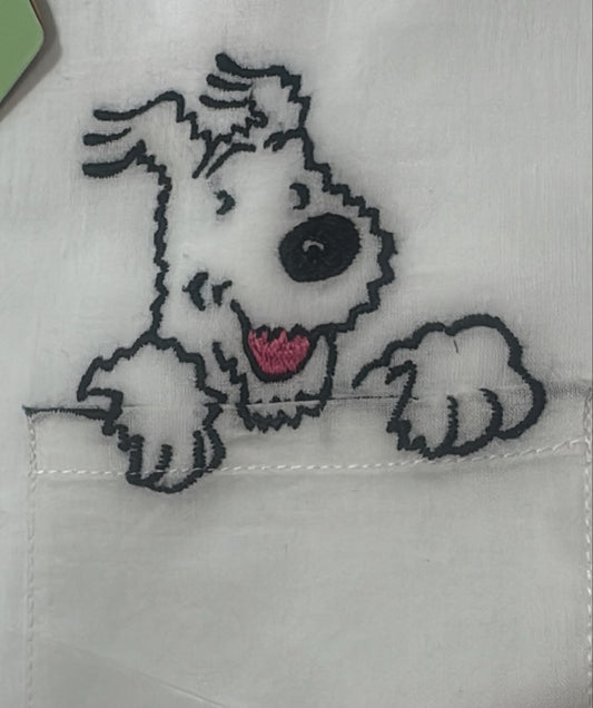 Snowy With Red Gingham Pyjama